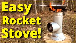 Easy DIY Rocket Stove So Simple [upl. by Sayre]