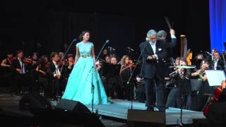 Placido Domingo Aida Garifullina  Tutte Le Feste Al Tempio  Rigoletto amp Gilda duet GVerdi [upl. by Hetti]