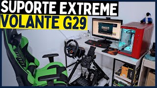 Montar Volante Logitech G29 No Suporte Extreme EXR SXT  Setup Gamer [upl. by Anatollo153]