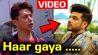 Pratik Sehajpal FANS TROLLED Karan Kundra for Naagin6 LOW TRP  Fans React on Karan Promoting Naagin [upl. by Eissac]