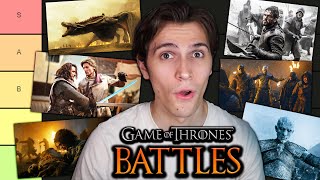 Game of Thrones Battles Ranked Season 1  Season 8 [upl. by Nnyla]