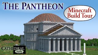 THSchutts Roman Pantheon 11 scale Minecraft Temple 2021 Build Tour [upl. by Ardnohs]