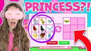 TRADING AWAY ALL MY FAVORITE PETS EXTREME BLINDFOLDED TRADE CHALLENGE IN ADOPT ME [upl. by At]