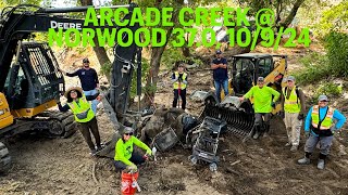 Arcade Creek Cleanup  Norwood Ave 370 10924 [upl. by Werd831]