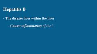 Liver Disease  Hepatitis B [upl. by Enawtna180]