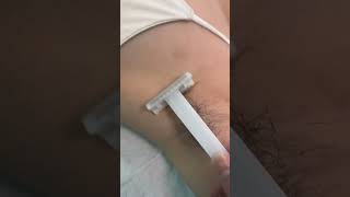 How to Shave Armpit  Armpit Hair Removal 🤔🪒 shorts [upl. by Elidad]