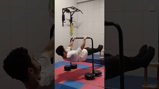 3 Front Lever Pulls Greasing the Groove frontlever [upl. by Arie]