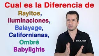 Diferencias Entre las Técnicas de Color RAUL ROA ESTILISTA [upl. by Talbott]