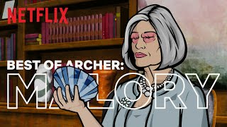 The Best Moments Of Archer Malory  Netflix Nordic [upl. by Akerahs]