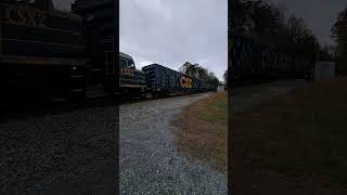 CSX Holiday Express horn salute in Boone [upl. by Bijan]