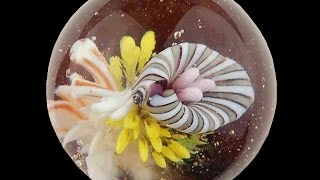 Making an Implosion Marble in Soft Glass [upl. by Shawnee777]