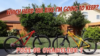 Which hard tail bike Im going to keep 2022 Specialized Fuse or Santa Cruz Chameleon [upl. by Yeleek]