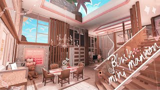 BLOXBURG Blush Mini Mansion  speedbuild x kukocrunchy ♡ [upl. by Egap787]