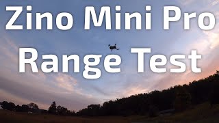 Hubsan Zino Mini Pro Range Test [upl. by Gena]