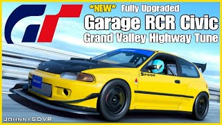 Gran Turismo 7  Garage RCR Civic Tune  Grand Valley Setup  Fully Upgraded  GT7 shorts [upl. by Zetneuq]