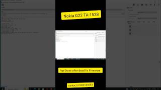 Nokia G22 TA1528 FRP Erase after dead fix Frimware smartphone shortvideo shortsviral trending [upl. by Aneek]