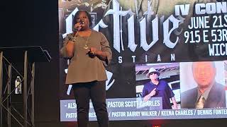 The Active Christian Tour Mrs Keena Charles Testimony [upl. by Elsi]