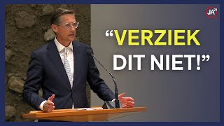 De boodschap van Eerdmans aan het kabinet Verziek dit niet  APB 2024 [upl. by Irbmac]