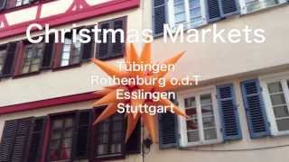 Christmas Market 2012 in Germany BGM Binaural Field Recording [upl. by Cyb]