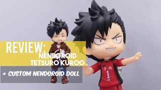 Review Nendoroid 689  Custom Nendoroid Doll Tetsuro Kuroo  Haikyuu [upl. by Og289]