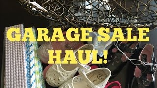 GARAGE SALE HAUL [upl. by Scrivings321]