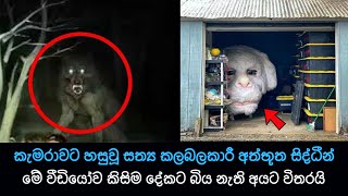 කැමරාවට හසුවූ හොල්මන් part 61 Paranormal Activity kazzai holman  ghosts explained sinhala ghost [upl. by Lawry993]