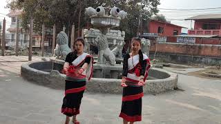 Sirsaya Hegu Sabita Malakar  Cover Dance  Newari Maicha [upl. by Annawad]