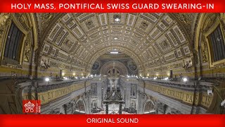 6 May 2023 Holy Mass Pontifical Swiss Guard Swearingin  Cardinal Kurt Koch [upl. by Aihsemaj694]