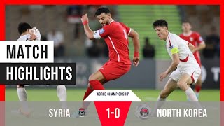 Syria vs North Korea  Extended Highlights  World Championship [upl. by Mcclees]