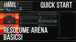 Resolume Arena Basics in 10 MINUTES  Quick Start Guide [upl. by Aryahay]