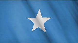 Flag of Somalia  National Anthem [upl. by Nealy708]