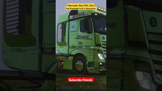 DHL Truck Skins for Truckers Of Europe 3  FREE Download Link shorts [upl. by Lecrad455]