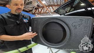 Ford Bronco 2022  Custom sound system with tailgate subwoofer enclosure caraudio fordbronco [upl. by Haden]