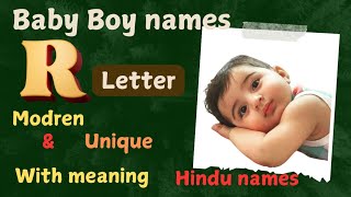 R letter Baby Boy names modern and uniqueBaby boy names starting with R letter with meaning😍😍 [upl. by Dreddy229]