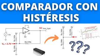 Aprende CÓMO Funciona un Comparador con HISTÉRESIS Schmitt Trigger  UTSOURCE [upl. by Florie]