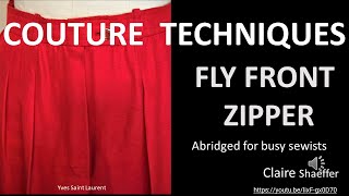 Fly Front Zipper Abridged Untitled video [upl. by Akered130]