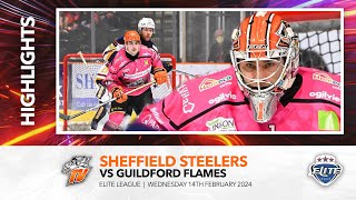 Sheffield Steelers v Guildford Flames  14th February 2024 [upl. by Christianna]