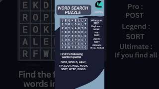 Ultimate Word Search Puzzle Challenge Can You Find All the Words [upl. by Nerrual]