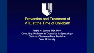 World Thrombosis Day Webinar Prevention and Treatment of Venous Thromboembolism During Pregnancy [upl. by Murdock]