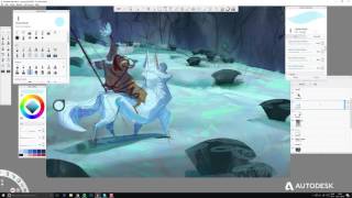 Autodesk SketchBook Pro Demo with Mike Azevedo [upl. by Hardner14]