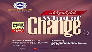 RCCG City of David February 27 2024  Wind Of Change [upl. by Greeley394]