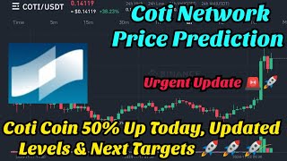 Coti Network price prediction  Coti coin price prediction  Coti Coin prediction [upl. by Ellekcim]