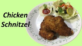 CHICKEN SCHNITZEL  GERMAN CHICKEN SCHNITZEL RECIPE  IN MALAYALAM [upl. by Ilac]