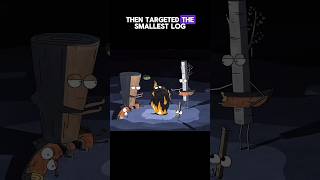 The Last Log Standing A Tale of Sacrifice and Survival shorts shortscartoon animatedshorts [upl. by Araccat]