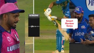 Rohit became a fan of Sanju Sanju Samson got Ishan Kishan out with smart work by taking DRS review [upl. by Ylle]