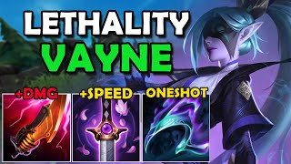 Enemy Team Has NO Tanks Pick THIS To WIN  Lethality Vayne Mid Gameplay S14 [upl. by Hunfredo]