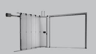 Hormann Side Sliding Sectional Garage Door HOW IT WORKS [upl. by Iand]