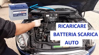 Come RICARICARE la batteria scarica dellAuto [upl. by Aliekat]