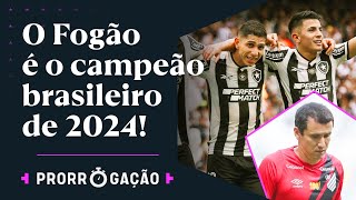 BOTAFOGO VENCE E É CAMPEÃO DO BRASILEIRÃO BETANO FLUMINENSE E GALO SE SALVAM E ATHLETICO CAI [upl. by Massey]