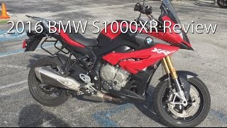 2016 BMW S1000XR Motorcycle Review [upl. by Araeic]